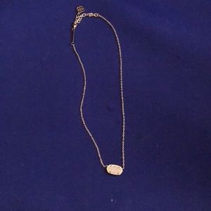 Kendra Scott Elisa Rose Gold Pendant